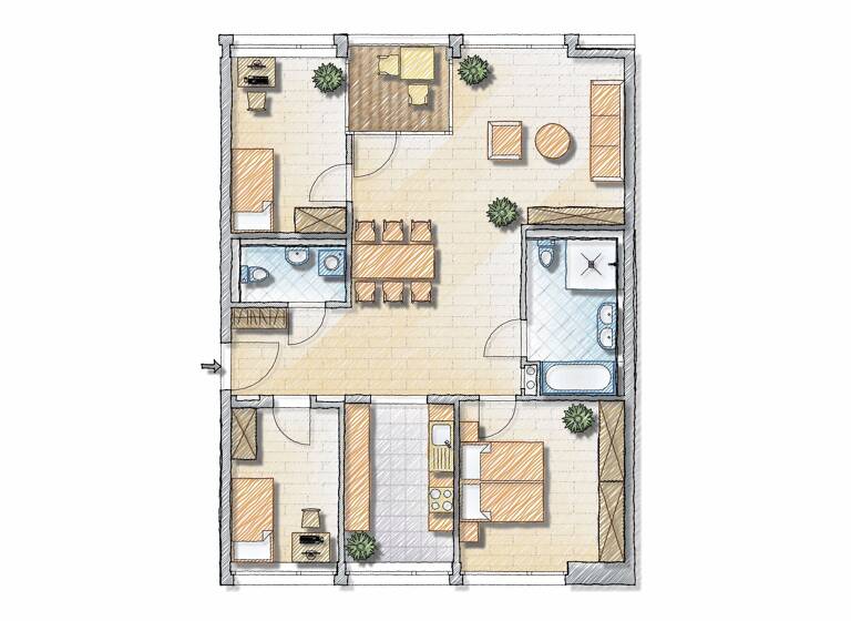 Wohnung zur Miete 1.666 € 4 Zimmer 101,7 m²<br/>Wohnfläche 1.<br/>Geschoss 01.11.2025<br/>Verfügbarkeit Äußere Sulzbacher Straße 164 St Jobst Nürnberg 90491