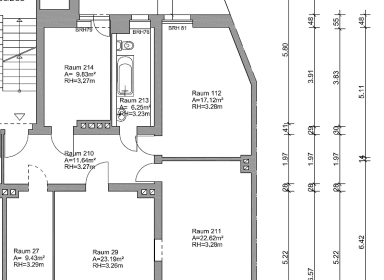 Wohnung zur Miete 650 € 4 Zimmer 102 m² Geschoss 1/4 frei ab sofort Weißenfels 06667