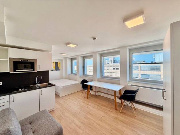 Wohnung zur Miete 693 € 1,5 Zimmer 23,9 m² 7. Geschoss frei ab 29.08.2026 Konrad-Adenauer-Platz 10 Stadtmitte Stadtbezirk 1 40210