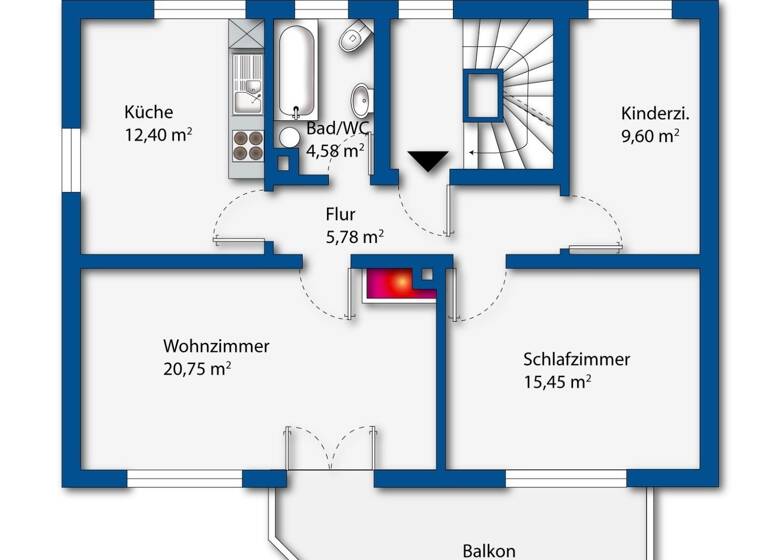 Doppelhaushälfte zum Kauf 564.000 € 6 Zimmer 135 m² 593 m² Grundstück Eichenstraße 11 Entensee Rückersdorf 90607