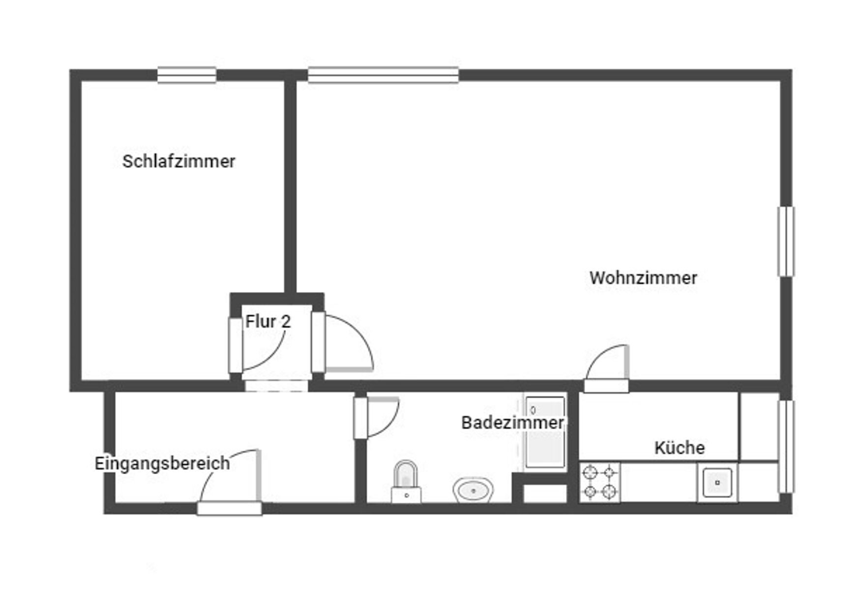 Immobilie zum Kauf als Kapitalanlage geeignet 35.000 € 2 Zimmer 45 m²<br/>Fläche Lautenthal Langelsheim 38685