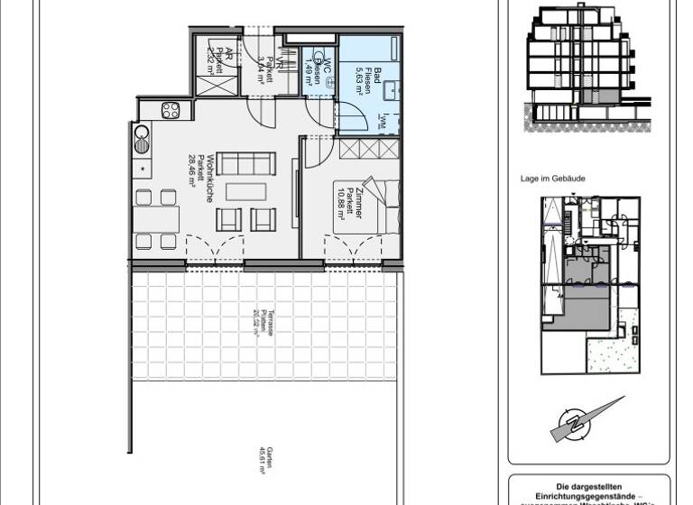 Wohnung zum Kauf - Erstbezug 339.000 € 2 Zimmer 51,8 m² EG Wien 1210