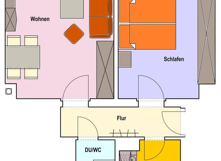 Wohnung zur Miete 286 € 1,5 Zimmer 48,5 m² Geschoss 2/3 frei ab 01.05.2026 Jahnstraße 20 Glauchau 08371