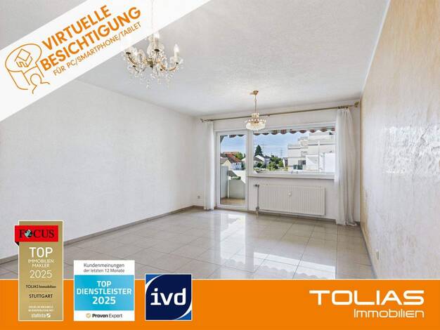 Wohnung zum Kauf 298.000 € 3 Zimmer 78,8 m² 2. Geschoss Heutingsheim Freiberg am Neckar 71691