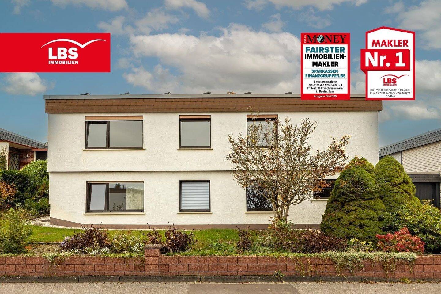 Immobilie in Kierspe - Winkelbungalow mit Einlieger, Doppelgarage, Photovoltaik und schönem Garten - Bild 0