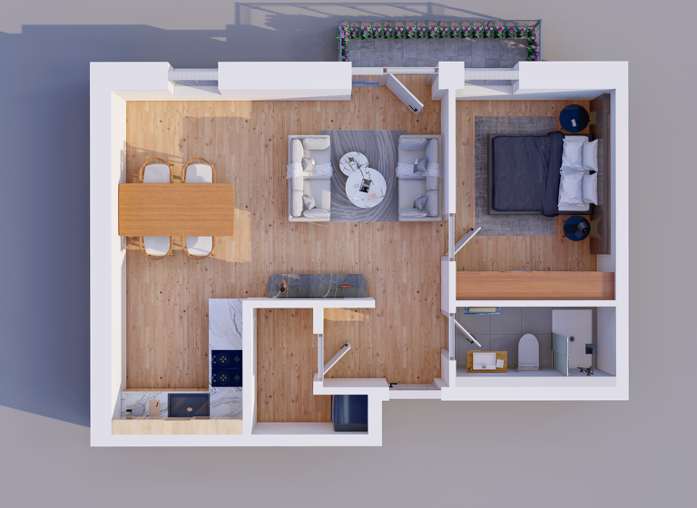 Wohnung zum Kauf provisionsfrei 439.500 € 2 Zimmer 57,9 m² 1. Geschoss frei ab sofort Von-Sauer-Straße 42 Bahrenfeld Hamburg 22761