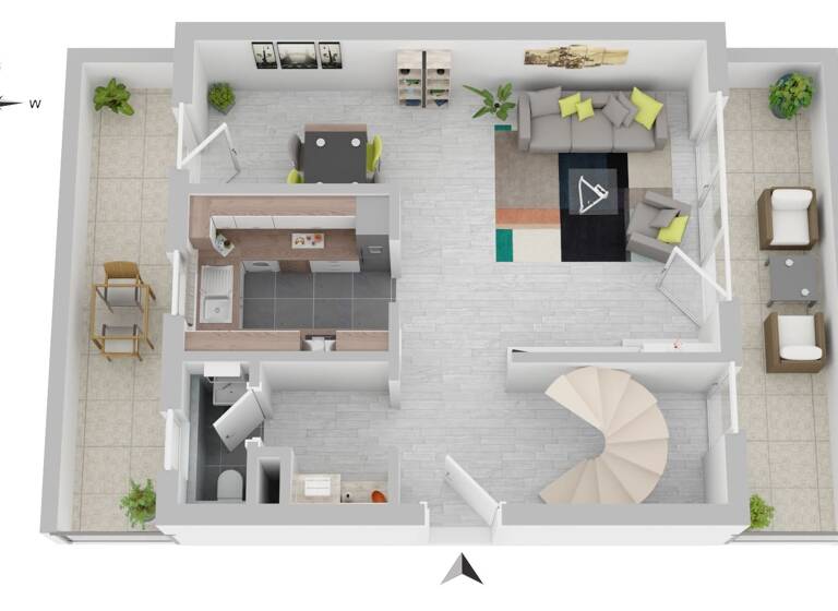 Maisonette zum Kauf 288.000 € 2,5 Zimmer 81,7 m²<br/>Wohnfläche 3.<br/>Geschoss Innenstadt Heidenheim an der Brenz 89518