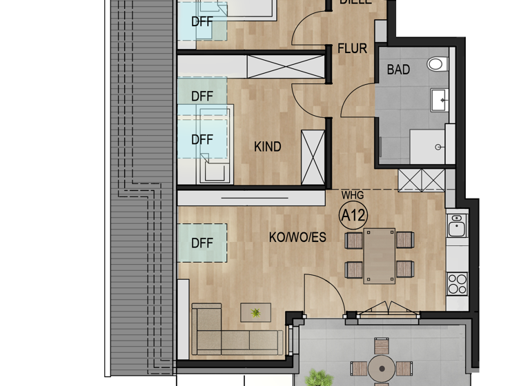 Wohnung zum Kauf provisionsfrei 450.000 € 3,5 Zimmer 75,9 m²<br/>Wohnfläche Wendlinger Str. 45 Oberensingen Nürtingen 72622
