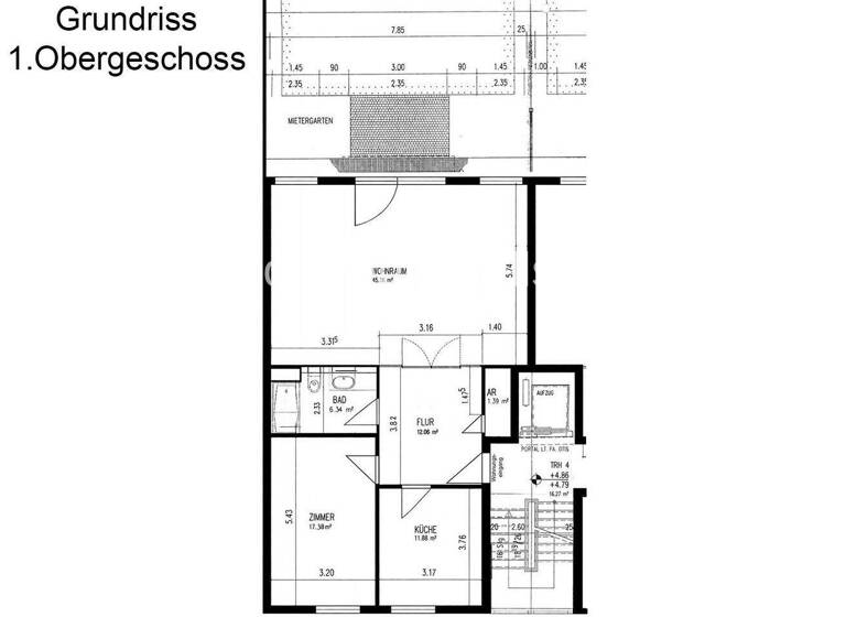 Wohnung zum Kauf 139.000 € 2 Zimmer 95 m² 1. Geschoss Innenstadt Dessau-Roßlau 06844