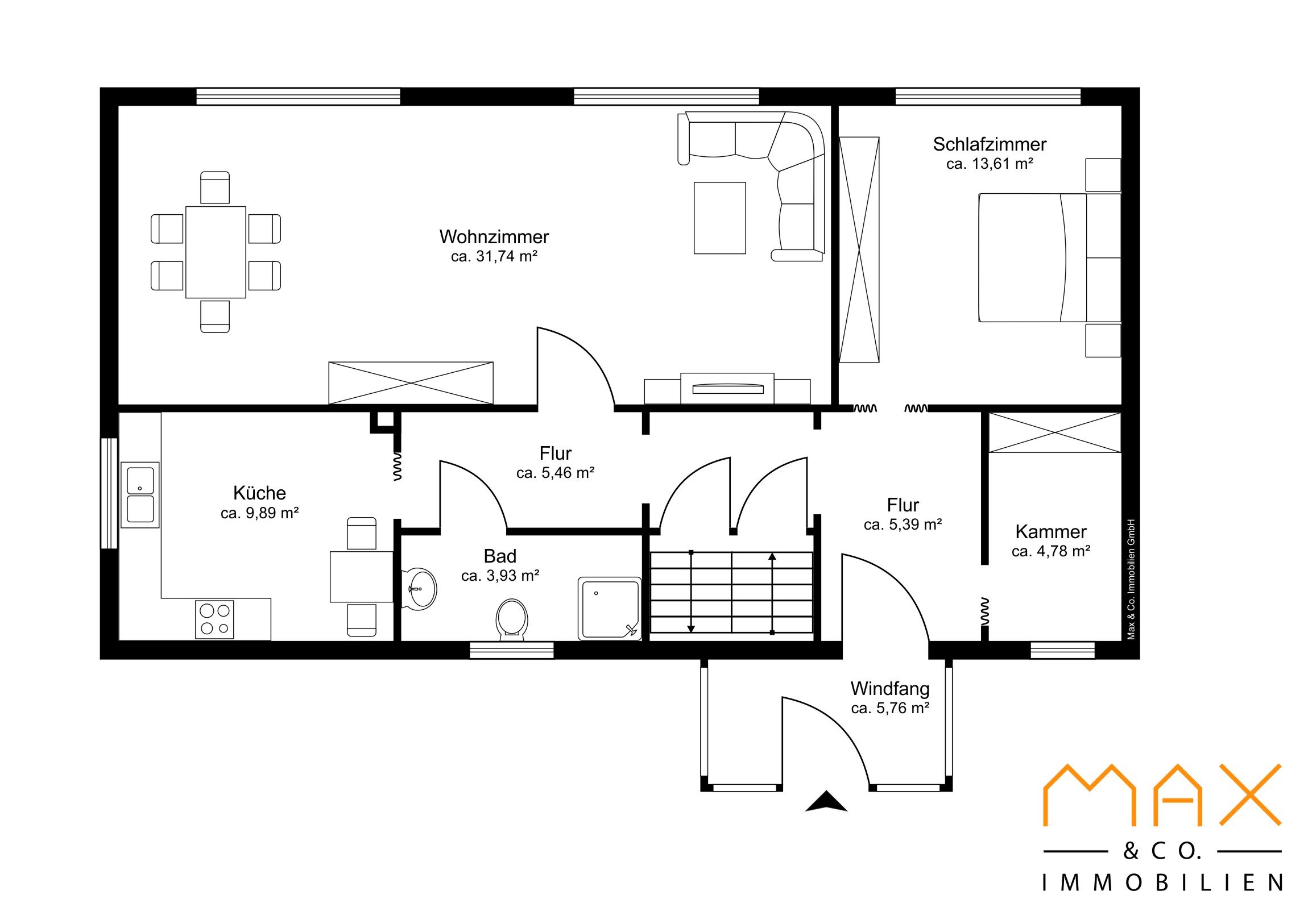 Einfamilienhaus zum Kauf 143.000 € 4 Zimmer 105 m²<br/>Wohnfläche 1.295 m²<br/>Grundstück Dorfstraße 13 Heinrichswalde 17379