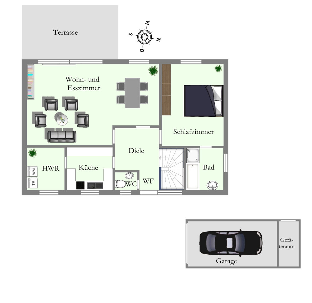 Einfamilienhaus zum Kauf 198.000 € 5 Zimmer 143,8 m²<br/>Wohnfläche 642 m²<br/>Grundstück Obenstrohe Varel 26316