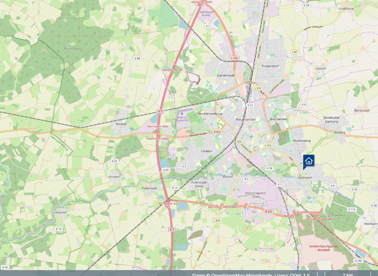 Doppelhaushälfte zum Kauf 174.500 € 4 Zimmer 79 m² 567 m² Grundstück Gadeland Neumünster 24539