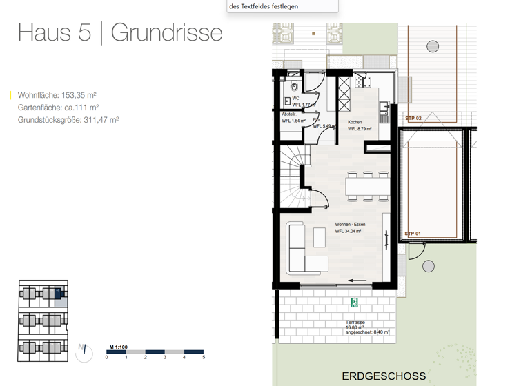 Reihenendhaus zum Kauf - Erstbezug provisionsfrei 889.500 € 4,5 Zimmer 153,4 m² 311,5 m² Grundstück Germanenstr. 19 Foret Langweid am Lech 86462