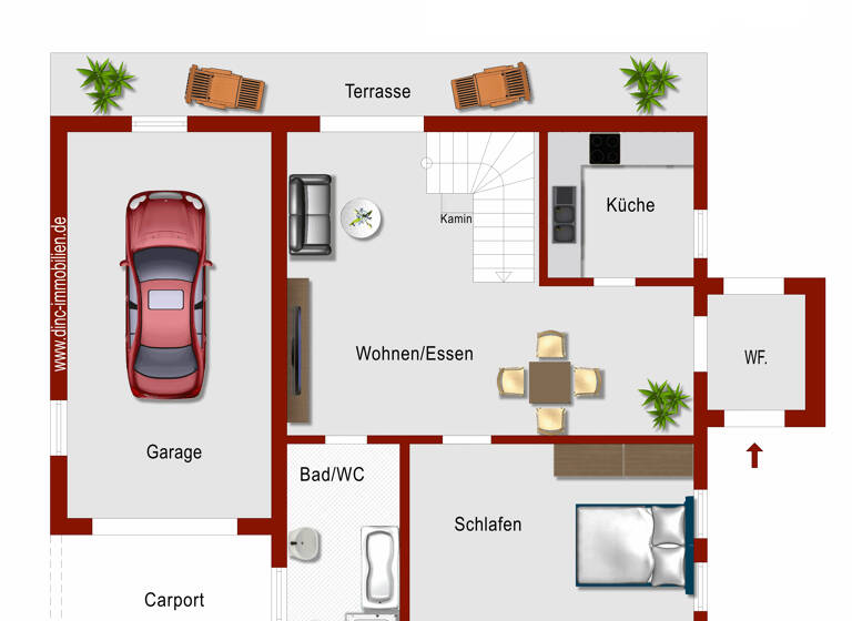 Bungalow zum Kauf 248.000 € 5 Zimmer 156 m² 950 m² Grundstück Neesen Porta Westfalica 32457