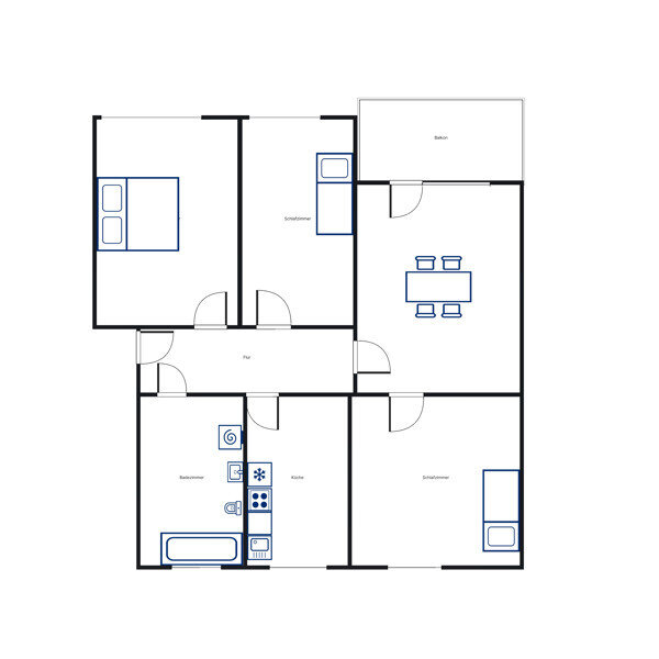 Wohnung zur Miete 780 € 4 Zimmer 76,5 m²<br/>Wohnfläche 1.<br/>Geschoss 19.12.2024<br/>Verfügbarkeit Ebersdorfer Str. 15 Springmühle Göttingen 37081