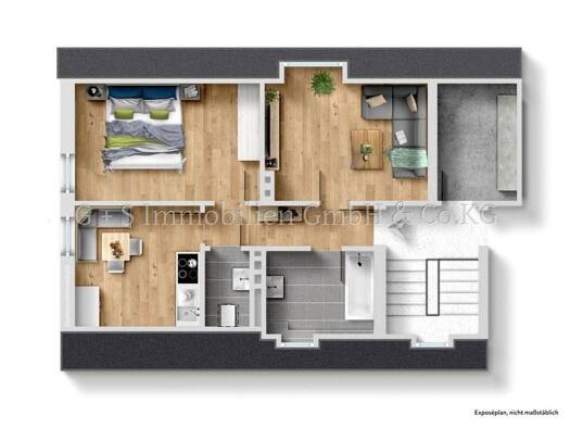 Wohnung zum Kauf 89.500 € 2 Zimmer 39,7 m² Südstadt Braunschweig 38126