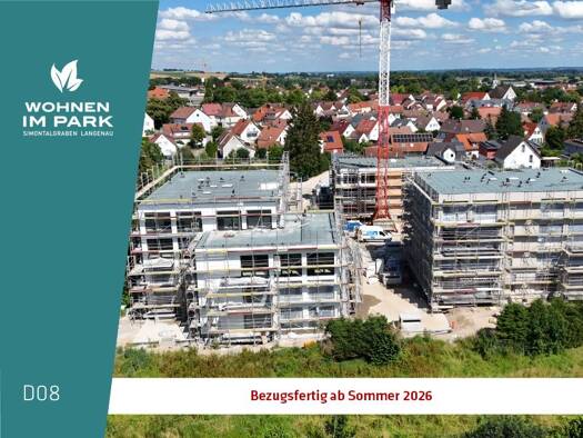Wohnung zum Kauf - Neubau provisionsfrei 318.900 € 2 Zimmer 61,3 m² 1. Geschoss Am Simontalgraben 23 Langenau Langenau 89129