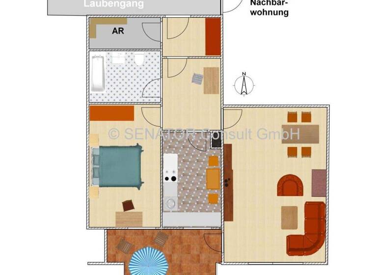 Wohnung zum Kauf als Kapitalanlage geeignet 165.000 € 2 Zimmer 69 m² Pinneberg-Waldenau 25421