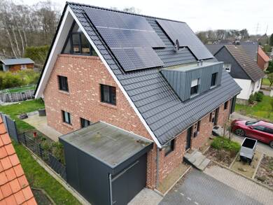 Doppelhaushälfte zum Kauf provisionsfrei 470.000 € 6 Zimmer 139,5 m² 340 m² Grundstück Dickenberg Ibbenbüren 49479