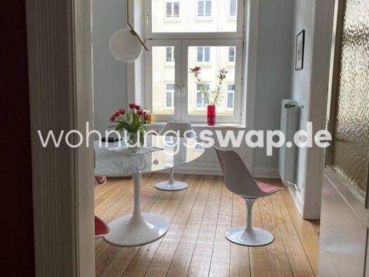 Studio zur Miete Tauschwohnung 1.100 € 3 Zimmer 70 m² 2. Geschoss Hoheluft-Ost Hamburg 20251