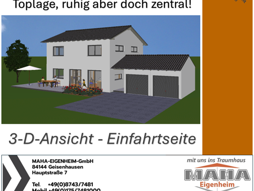 Einfamilienhaus zum Kauf provisionsfrei 688.000 € 5 Zimmer 124 m² 622 m² Grundstück frei ab 01.08.2027 Vilsbiburg 84137