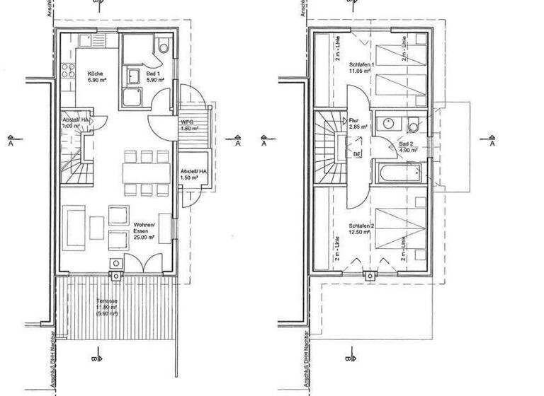 Doppelhaushälfte zum Kauf 370.000 € 3 Zimmer 78 m² 251 m² Grundstück frei ab sofort Bernsteinpark 3 Juliusruh Breege 18556