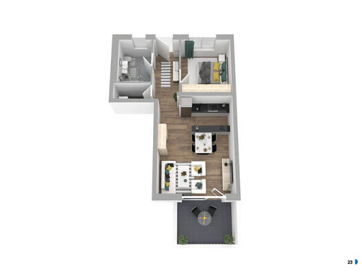 Wohnung zum Kauf provisionsfrei 293.000 € 2 Zimmer 56,4 m² EG frei ab 01.08.2026 Am Perfort 9 Bad Hersfeld Bad Hersfeld 36251