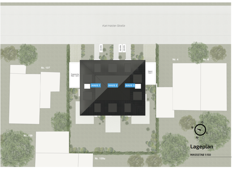 Reihenendhaus zum Kauf - Erstbezug provisionsfrei 1.350.000 € 6 Zimmer 155 m² 190 m² Grundstück Thalk.Obersendl.-Forsten-Fürstenr.-Solln München 81477