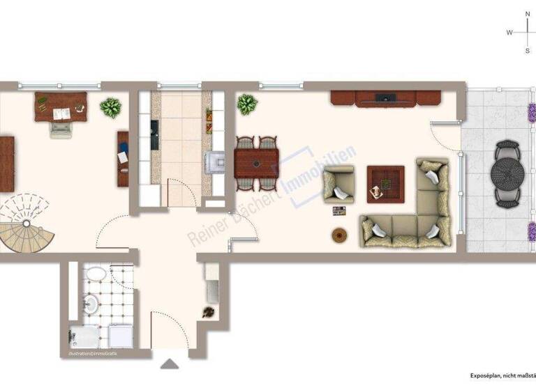 Wohnung zum Kauf 349.900 € 3,5 Zimmer 124,7 m² 6. Geschoss frei ab sofort Nieder-Ramstadt Mühltal 64367