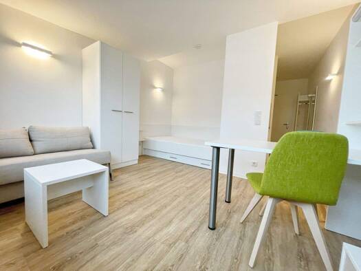 Studio zur Miete 500 € 1 Zimmer 25 m² 3. Geschoss frei ab 01.04.2026 Zollhof 5 Tafelhof Nürnberg 90443
