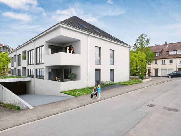 Wohnung zum Kauf - Neubau provisionsfrei 289.900 € 2,5 Zimmer 57,1 m² EG Laupheim Laupheim 88471
