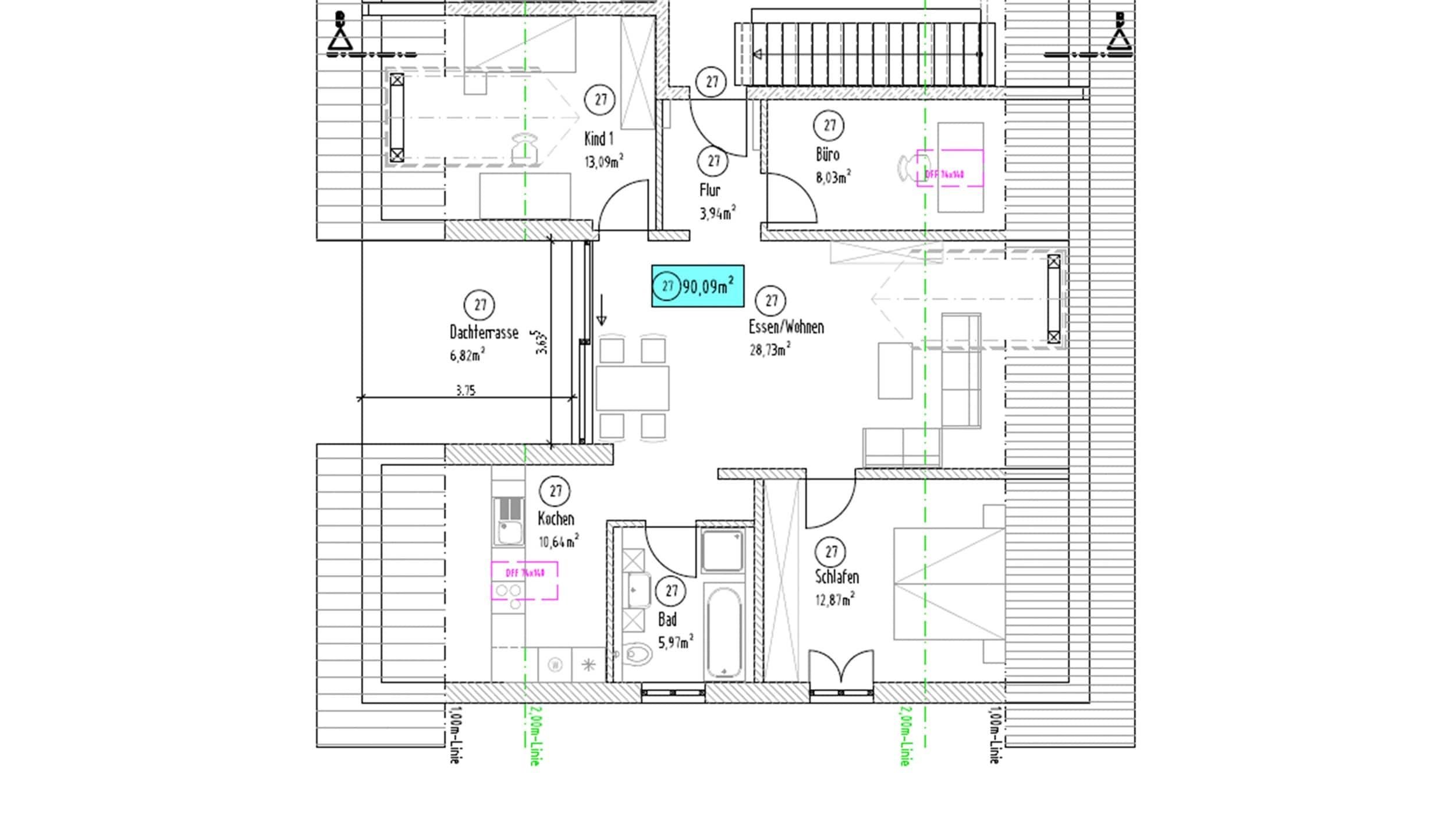 Wohnung zum Kauf provisionsfrei 440.540 € 3,5 Zimmer 90,1 m²<br/>Wohnfläche Langengeisling Erding 85435