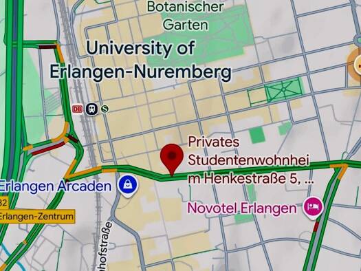 Studio zur Miete 520 € 1 Zimmer 17 m² Geschoss 4/5 frei ab 01.10.2025 Innenstadt Erlangen 91054