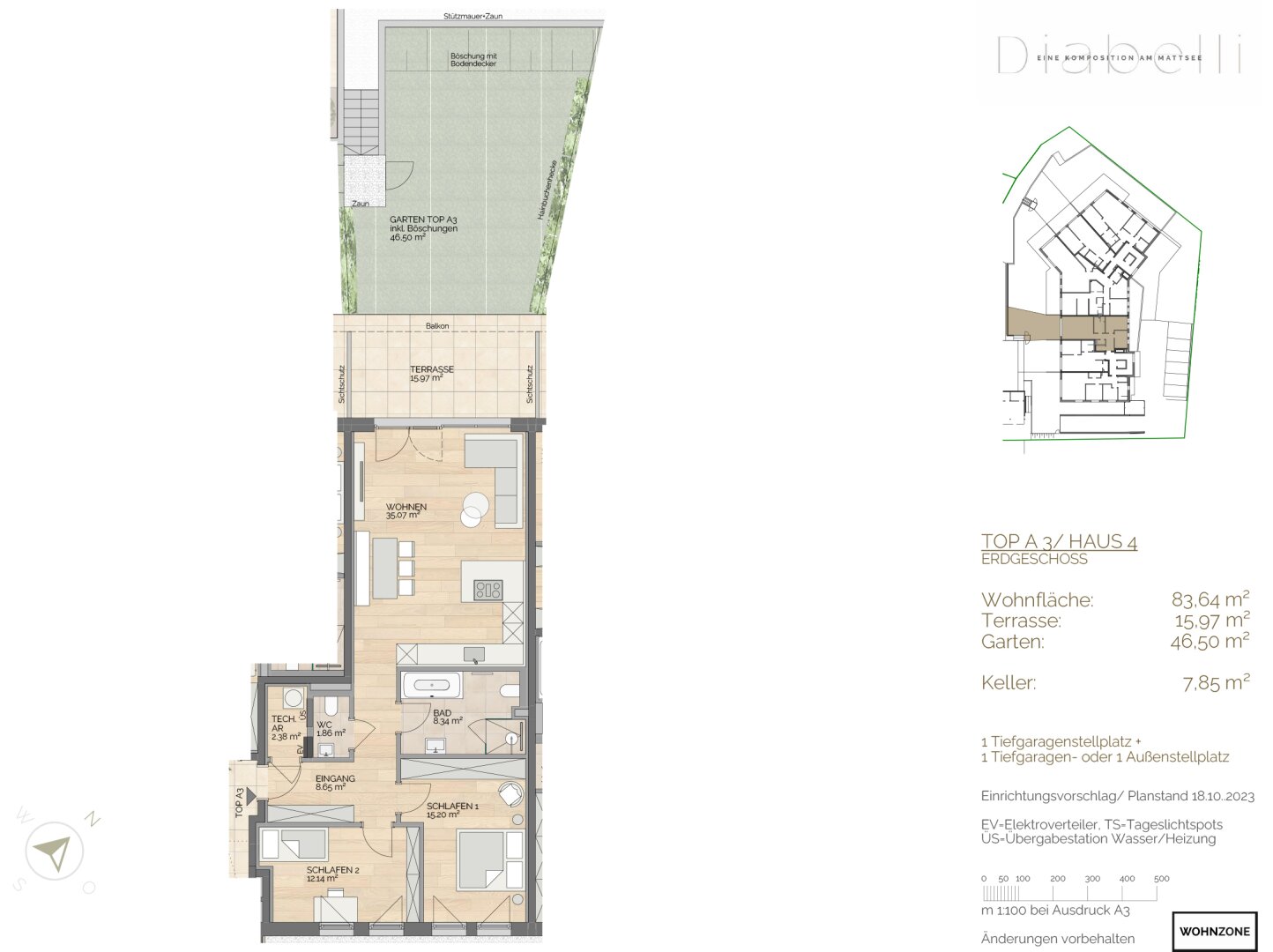 Wohnung zum Kauf 683.000 € 3 Zimmer 83,6 m²<br/>Wohnfläche EG<br/>Geschoss Mattsee 5163