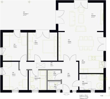 Bungalow zum Kauf 350.889 € 4 Zimmer 168 m² 530 m² Grundstück Dittmannsdorf Reinsberg 09629