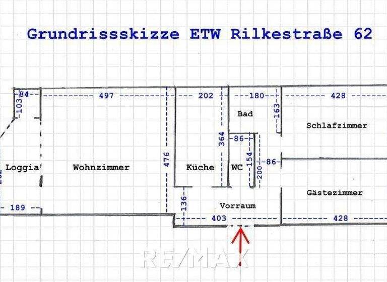 Wohnung zur Miete 790 € 3 Zimmer 70 m² 3. Geschoss frei ab 01.04.2026 Rilkestraße 62 St. Peter Klagenfurt 9020