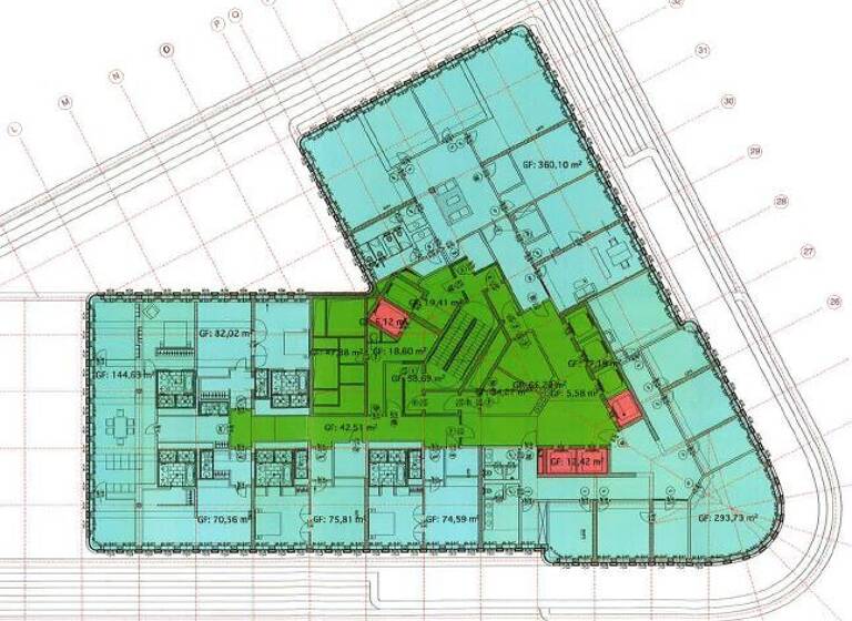 Bürofläche zur Miete provisionsfrei 46 € 341 m²<br/>Bürofläche Charlottenburg Berlin 10719