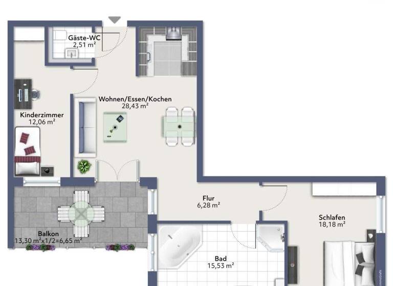 Wohnung zum Kauf 320.000 € 3 Zimmer 86,9 m² Gartenstraße 36 Lauda Lauda-Königshofen 97922