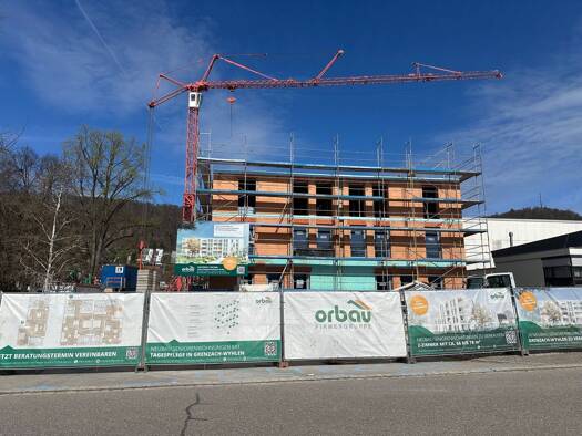 Wohnung zum Kauf - Neubau provisionsfrei 349.000 € 2 Zimmer 68,7 m² 1. Geschoss Scheffelstraße 3b Grenzach Grenzach-Wyhlen 79639