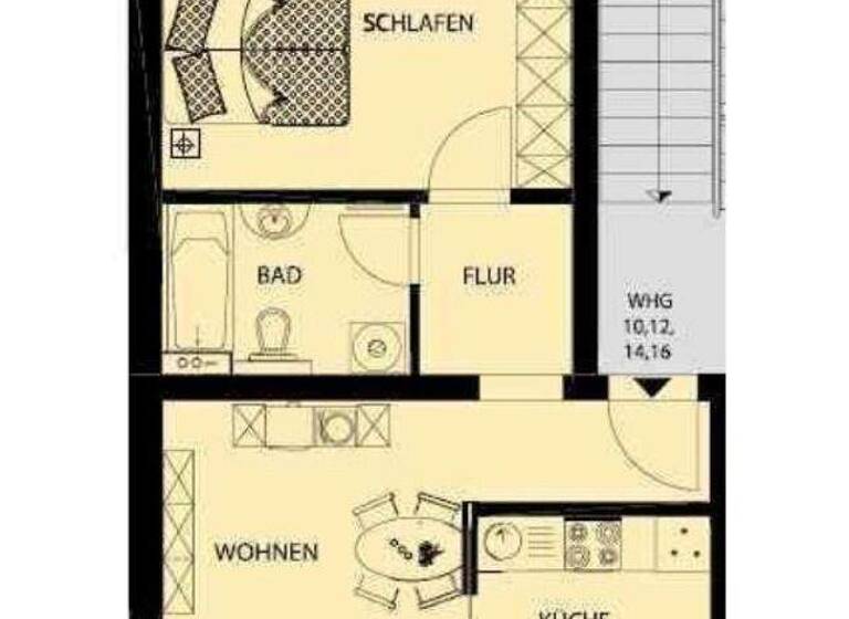 Wohnung zum Kauf 140.000 € 2 Zimmer 45 m² 1. Geschoss Gröpplerstraße 78 Neulindenau Leipzig 04179