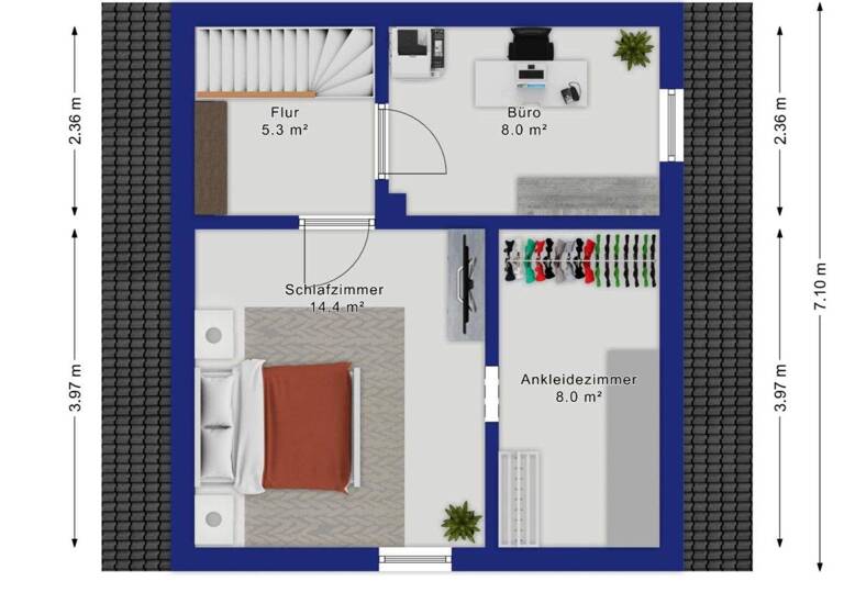 Doppelhaushälfte zum Kauf 199.000 € 4 Zimmer 84 m² 330 m² Grundstück Bisingen 72406