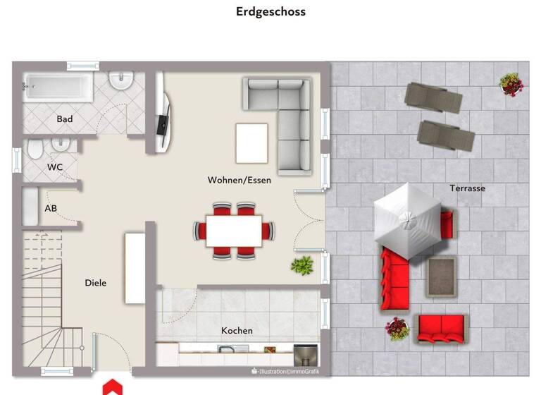 Einfamilienhaus zum Kauf 247.000 € 5 Zimmer 150 m² 300 m² Grundstück Damm Aschaffenburg 63741