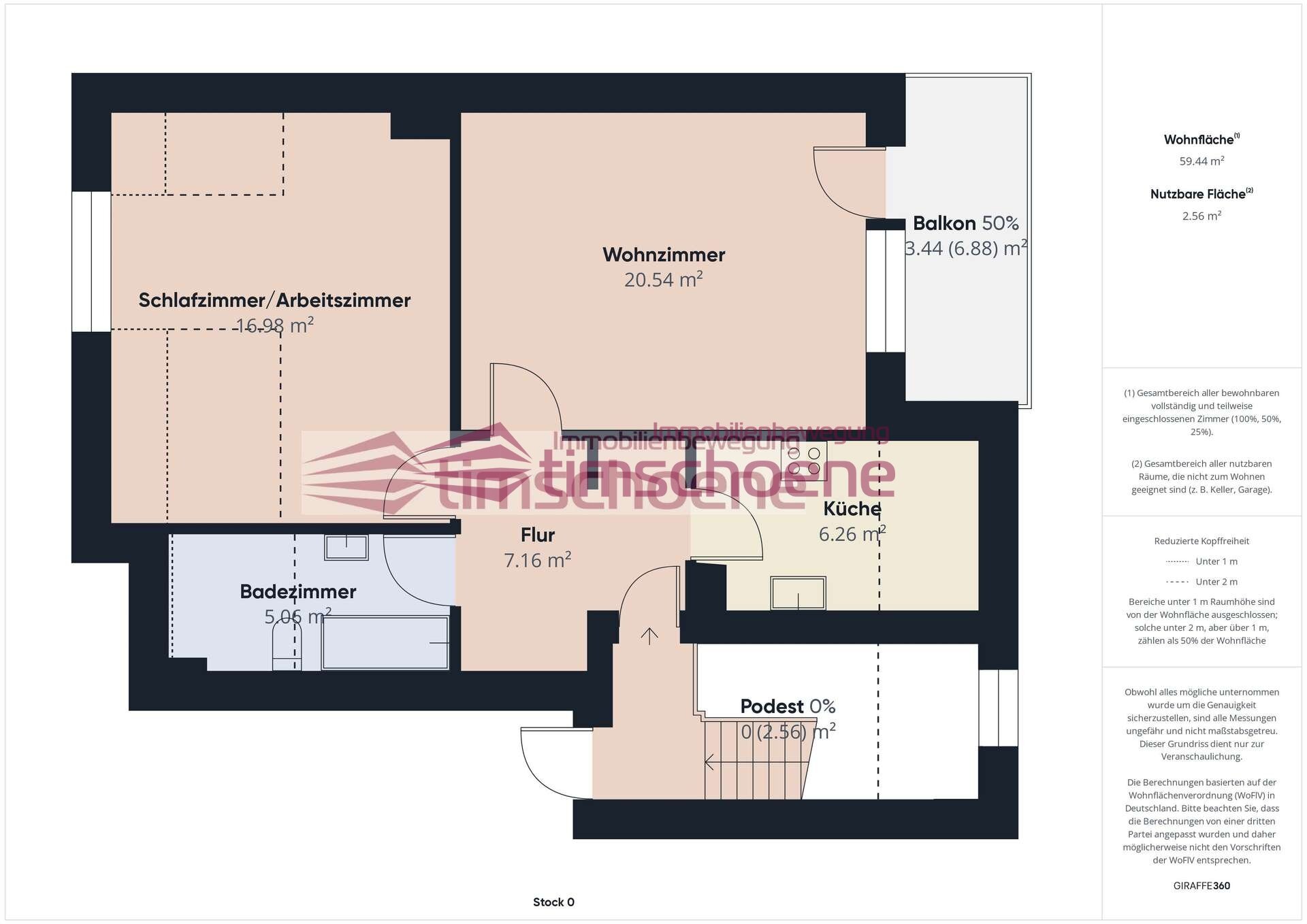 Wohnung zum Kauf 144.900 € 2 Zimmer 60,6 m²<br/>Wohnfläche 4.<br/>Geschoss Krämpfervorstadt Erfurt 99085