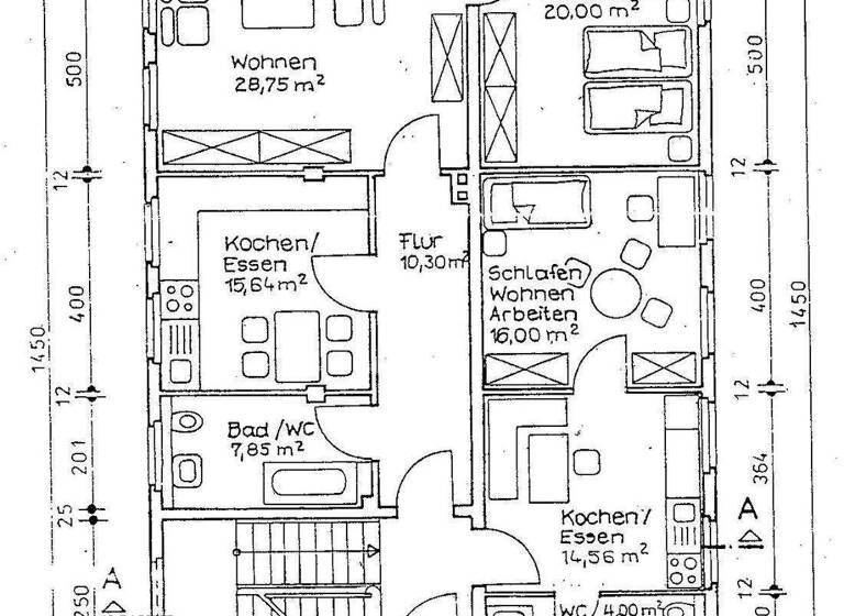 Wohnung zum Kauf 349.000 € 3 Zimmer 117 m² 2. Geschoss Wenigenjena Jena 07749