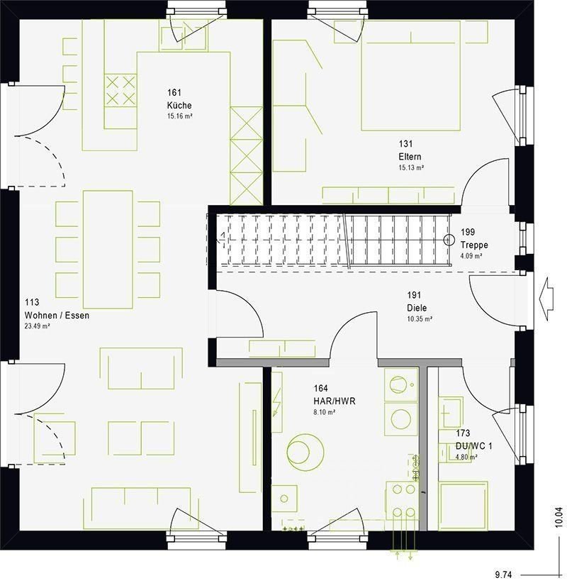 Einfamilienhaus zum Kauf 198.377 € 5 Zimmer 134 m²<br/>Wohnfläche 768 m²<br/>Grundstück Gunderath 56767