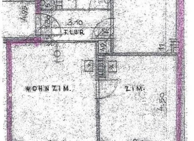 Wohnung zur Miete 633 € 3 Zimmer 65,4 m² 2. Geschoss frei ab 15.04.2026 Ewaldsweg 9 Hamm Hamburg 20537