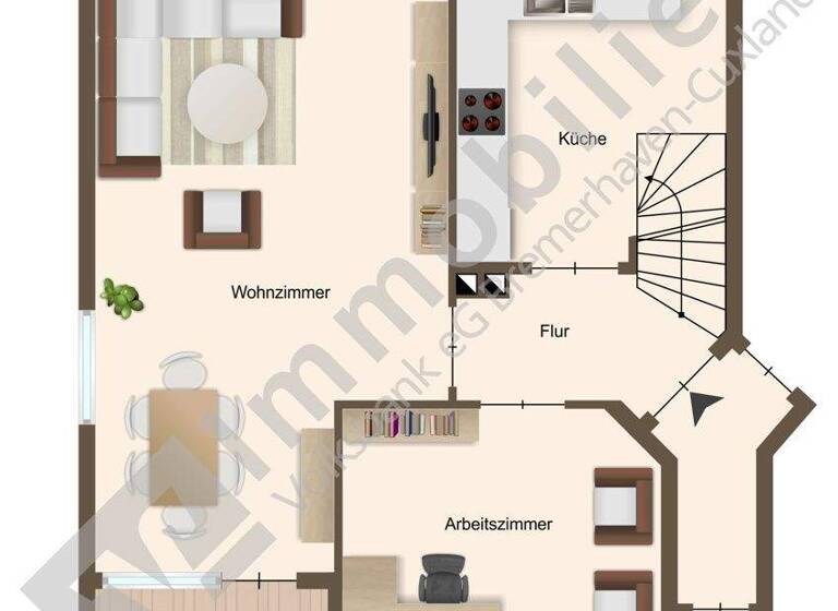 Reihenendhaus zum Kauf 279.000 € 5 Zimmer 95 m² 277 m² Grundstück Zeven 27404