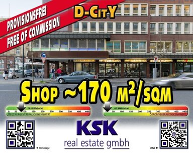 Laden zur Miete provisionsfrei 25 € 170 m² Verkaufsfläche teilbar von 120 m² bis 170 m² Stadtmitte Düsseldorf 40210