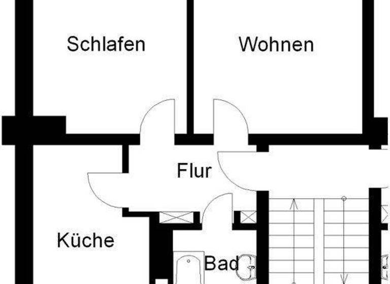 Wohnung zur Miete 600 € 2 Zimmer 56,1 m² 1. Geschoss frei ab 11.04.2026 Elbinger Str. 8 Letter Seelze 30926