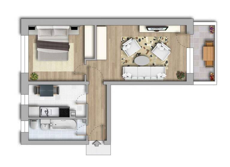 Wohnung zur Miete 331 € 2 Zimmer 50,9 m² 3. Geschoss frei ab 01.05.2026 Caspar-David-Friedrich-Straße 11 Südliche Neustadt Halle (Saale) 06124